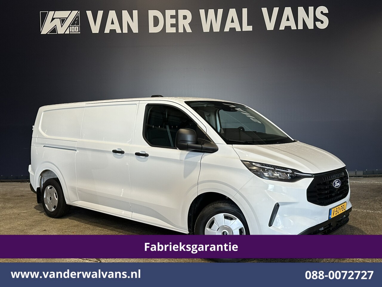 Ford Transit Custom - 2.0 TDCI 136pk L2H1 Fabrieksgarantie Euro6 Airco | Camera | Apple Carplay | LED | Cruiseco - AutoWereld.nl