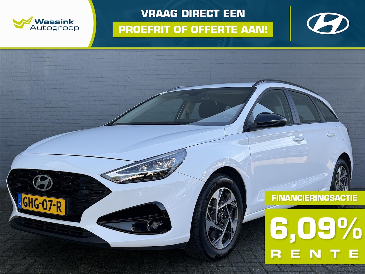 Hyundai i30 Wagon - 1.0 T-GDI 48V 120pk Comfort | Climate Control | Camera Achter | Sensoren Voor + Achter | C - AutoWereld.nl