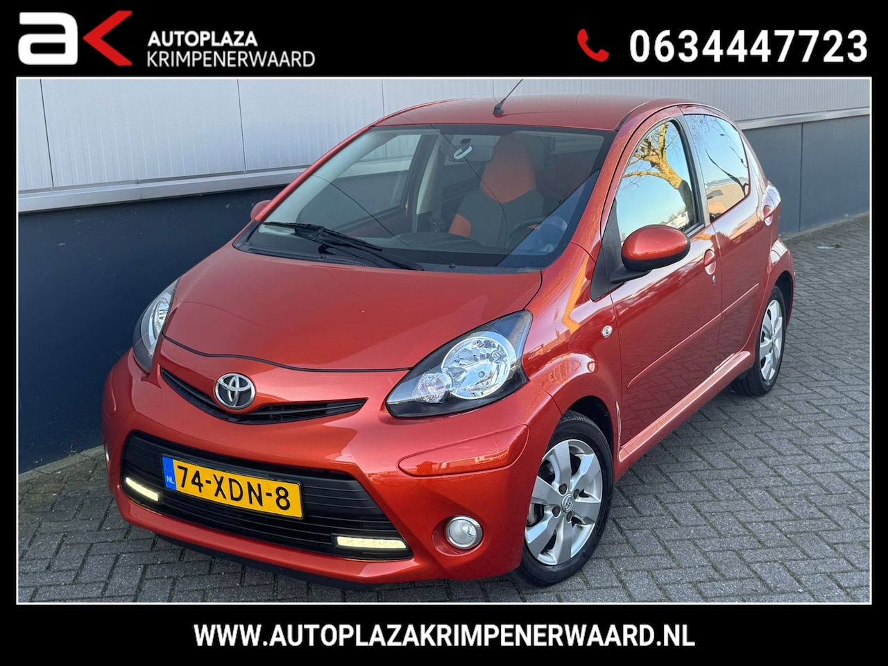 Toyota Aygo - 1.0 VVT-i Dynamic Orange Nieuwe apk Nap Nette auto - AutoWereld.nl