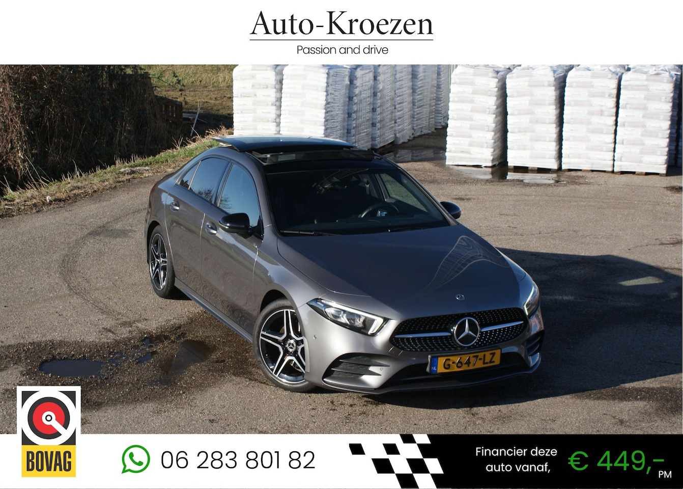 Mercedes-Benz A-klasse - 180 ///AMG Pakket | Pano | Night Pakket | Camera | Dealer onderhouden | - AutoWereld.nl
