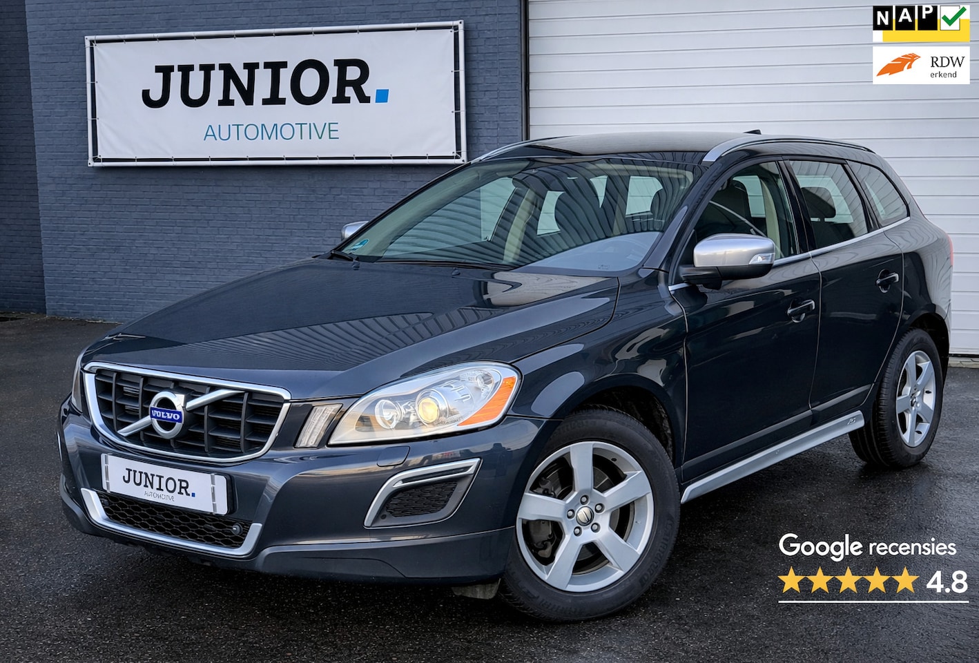 Volvo XC60 - 2.0 T5 R-Design VOLO-H/ADAPTIVE/BLIS/NAVI/LEDER/NAP - AutoWereld.nl