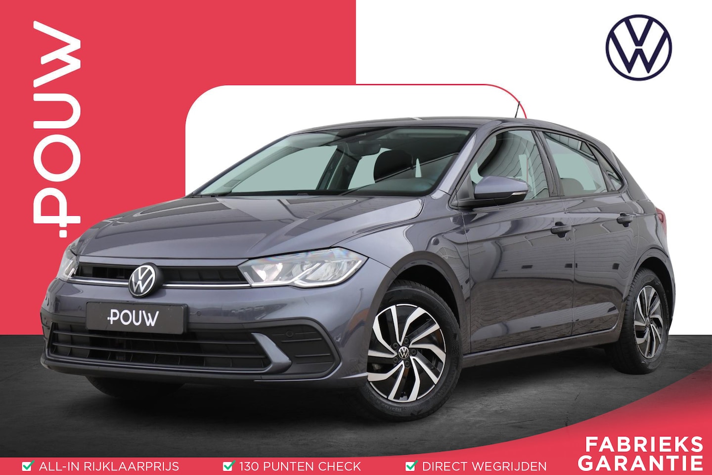 Volkswagen Polo - 1.0 TSI 95pk Life | App Connect | Airco | Parkeersensoren - AutoWereld.nl