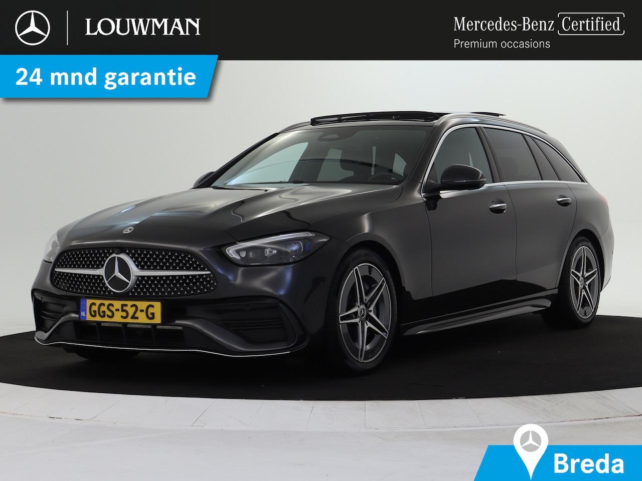 Mercedes-Benz C-klasse Estate - 180 Star Edition AMG Line | AMG Line | Panoramadak | Trekhaak | Memory voorstoelen | Alarm - AutoWereld.nl