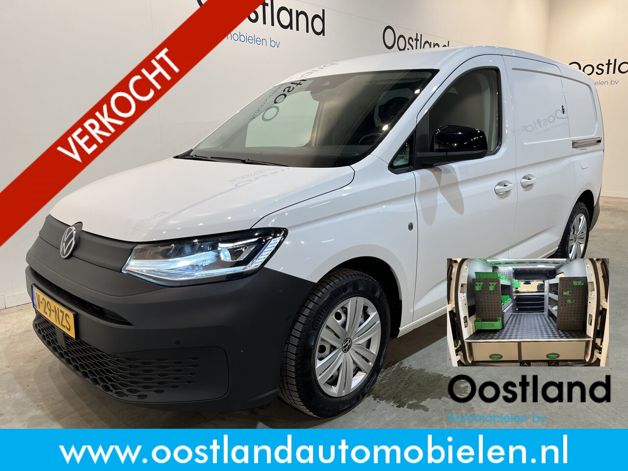 Volkswagen Caddy Maxi - 2.0 TDI Comfort 123 PK Automaat Servicebus / Inrichting / Euro 6 / Airco / Schuifdeur L + - AutoWereld.nl