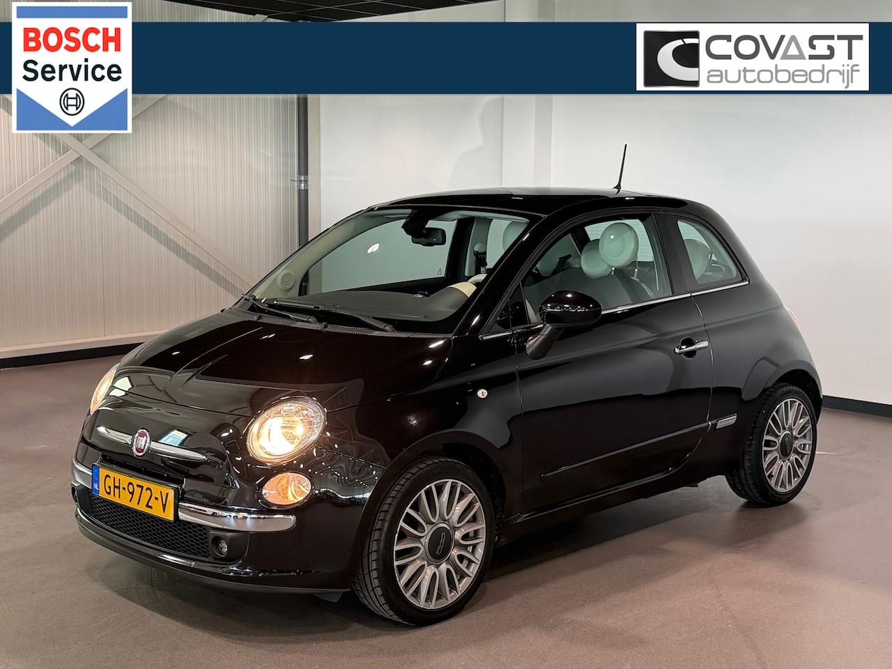Fiat 500 - 0.9 TwinAir Turbo Lounge Panodak|Leder|Airco|Digi-Dash|NAP - AutoWereld.nl