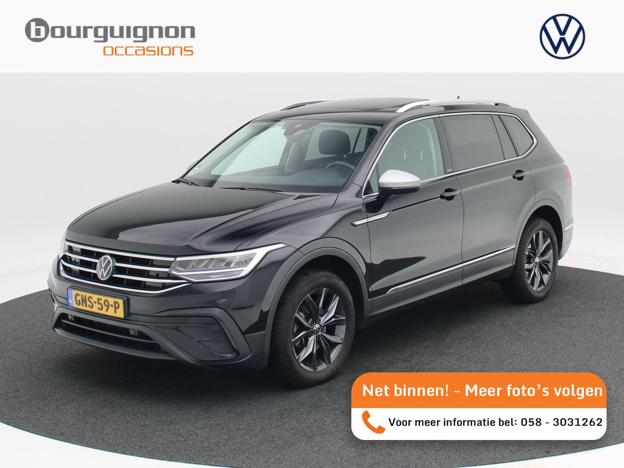 Volkswagen Tiguan Allspace - 1.5 TSi 150 Pk Automaat R-Line 7p. | Trekhaak | Panorama Dak | Adaptive Cruise | Camera | - AutoWereld.nl