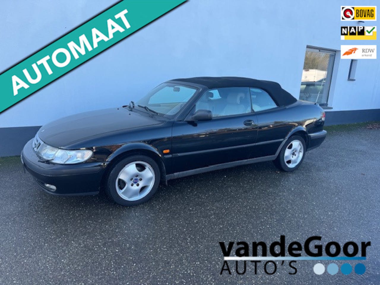 Saab 9-3 Cabrio - 2.0t SE 2.0t SE, '99 aut., cabrio, inruilkoopje ! - AutoWereld.nl