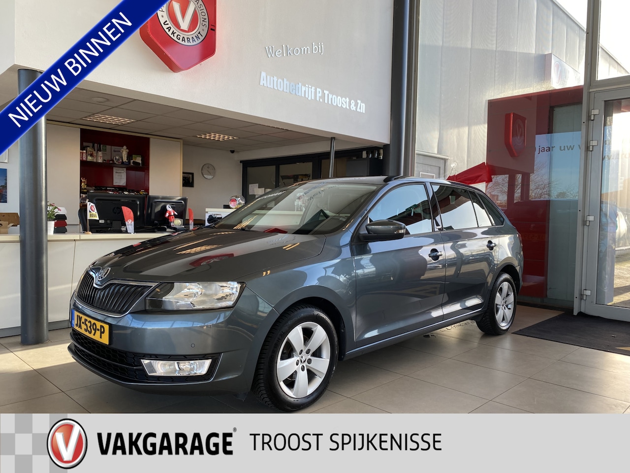 Skoda Rapid Spaceback - 1.2 TSI Greentech JOY 1.2 TSI Greentech JOY,Automaat,Navigatie,Parkeerassistent,Trekhaak,Climate&Cruisecontrol,S - AutoWereld.nl