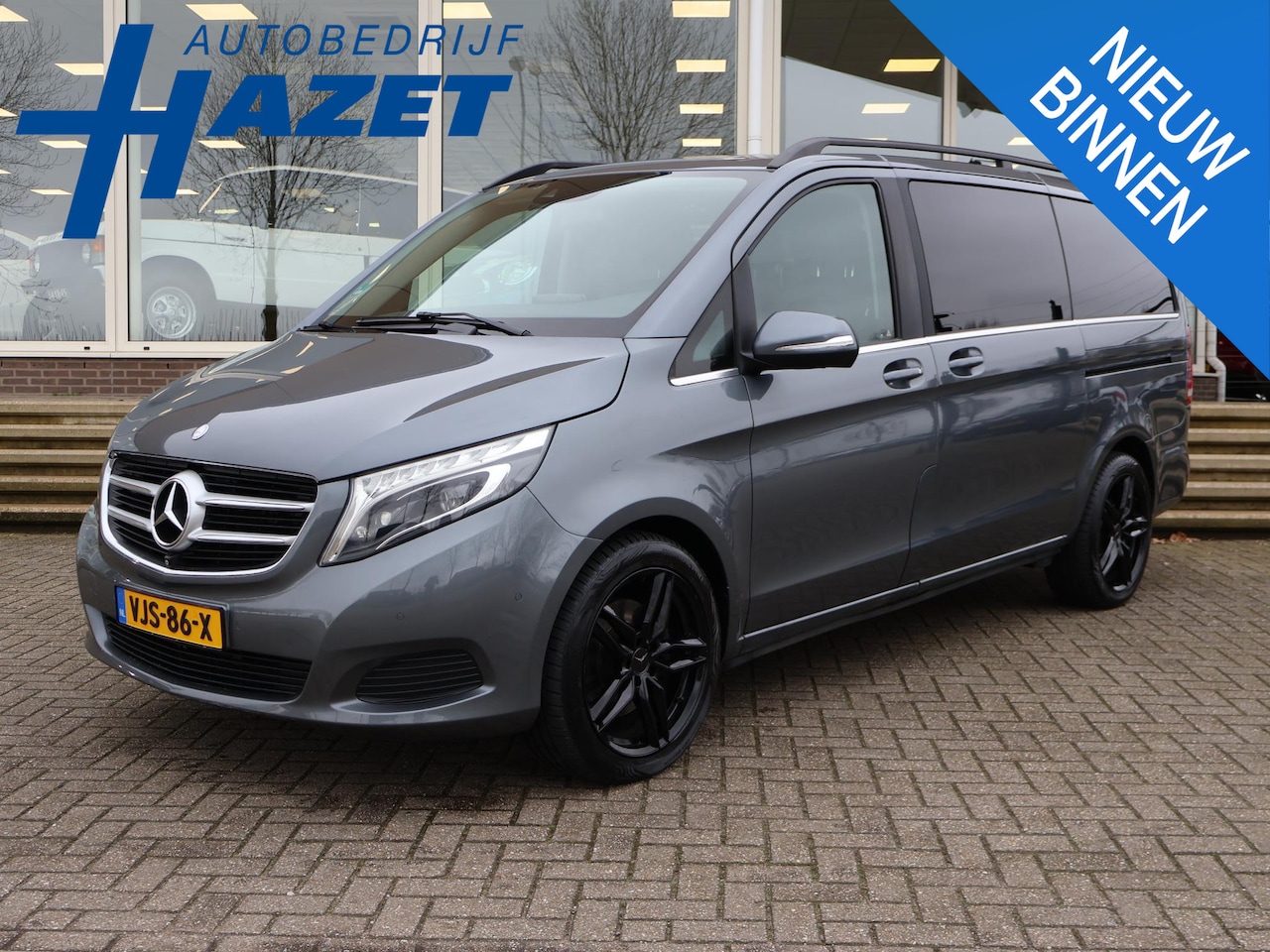 Mercedes-Benz V-klasse - 250D AVANTGARDE DUBBEL CABINE *MARGE* + BURMESTER | 360 CAMERA | LEDER | TREKHAAK | ELEK. - AutoWereld.nl