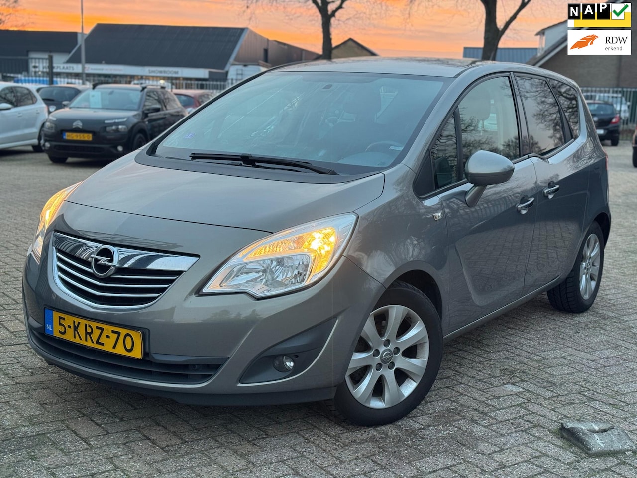 Opel Meriva - 1.4 Turbo Cosmo LPG NAVIGATIE CLIMA APK 11-2026 - AutoWereld.nl