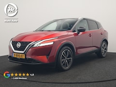 Nissan Qashqai - 1.3 MHEV Xtronic Tekna Automaat | Panodak | Trekhaak Afn | Adaptive Cruise | Lederen Sport