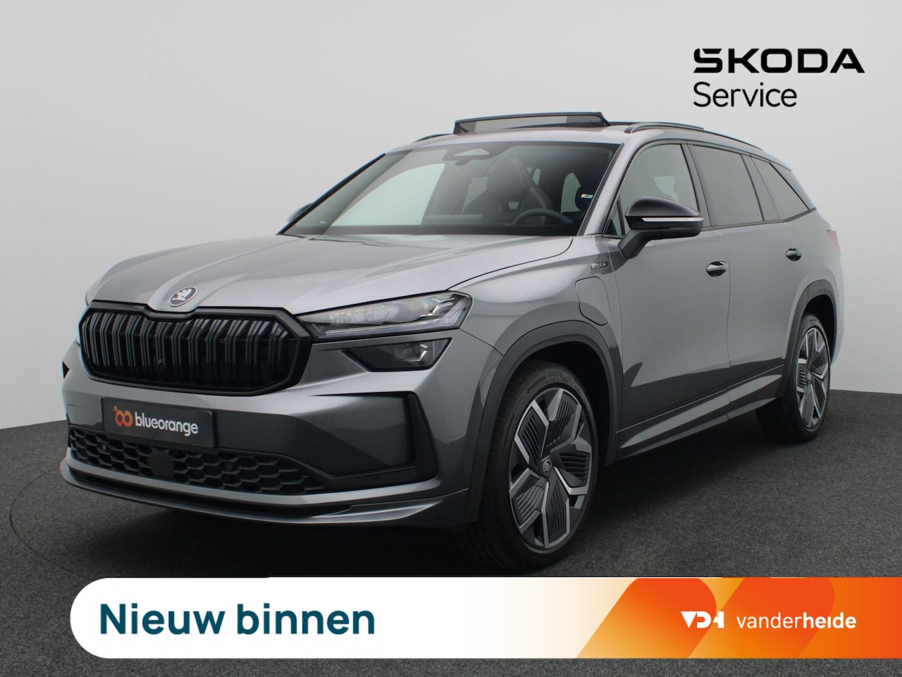 Skoda Kodiaq - 1.5 TSI PHEV Sportline Business 204PK DSG Pano-Schuifdak, Trekhaak, Dynamic Chassis, 20" L - AutoWereld.nl