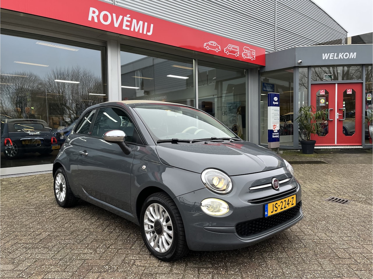 Fiat 500 C - 1.2 Popstar Airco, LM velgen, EL Ramen. - AutoWereld.nl