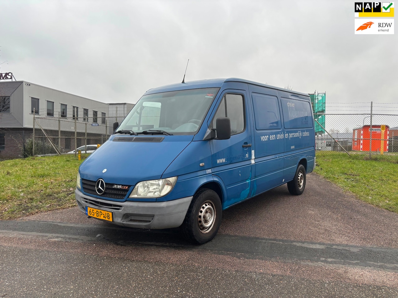 Mercedes-Benz Sprinter - 208 CDI 2.2 355 Longbody! Apk! Nap!!! - AutoWereld.nl