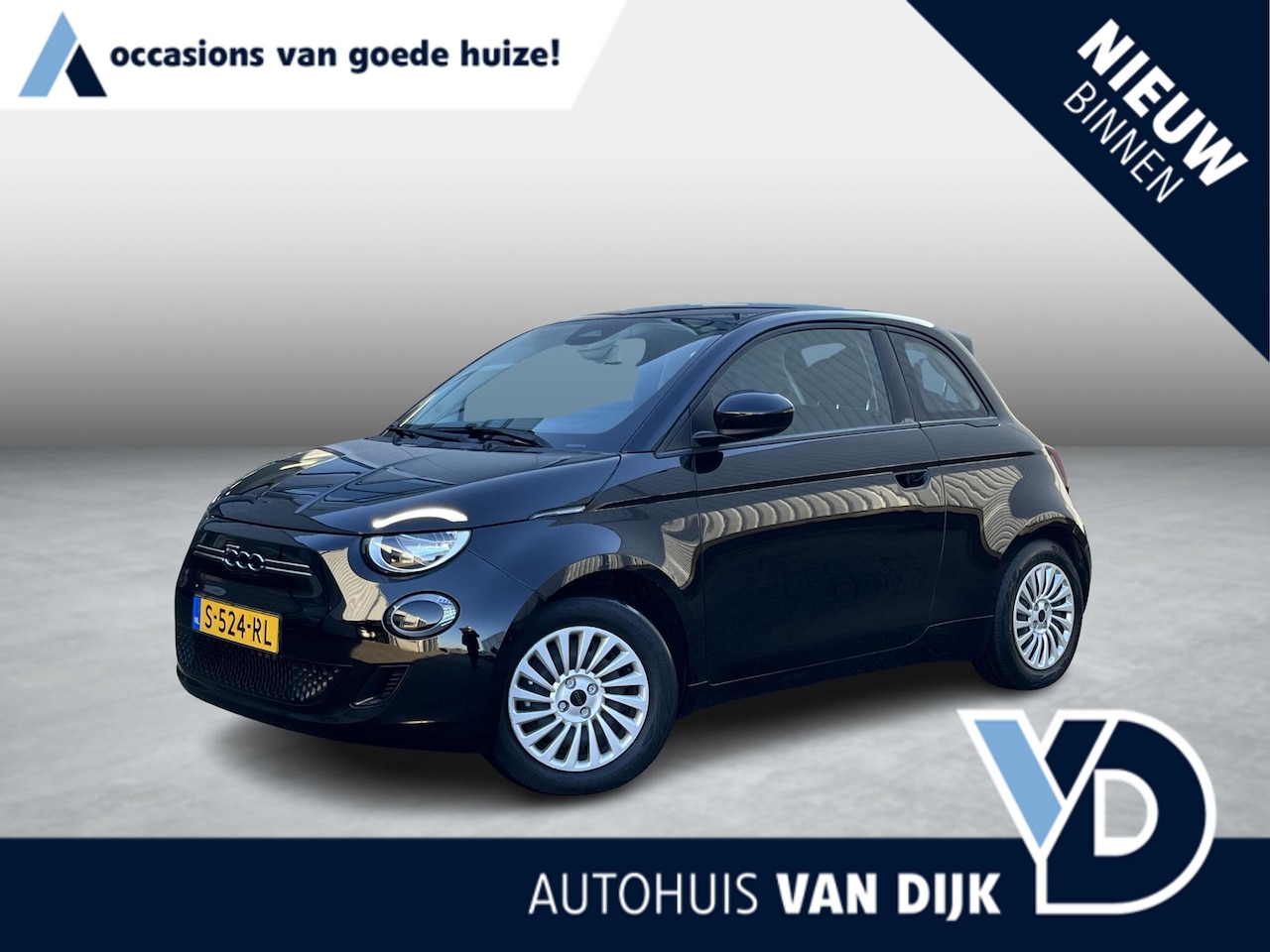 Fiat 500 - 42 kWh | NL Auto/1e Eig./Clima/Cruise/Apple CarPlay-Android Auto/DAB/Bluetooth - AutoWereld.nl