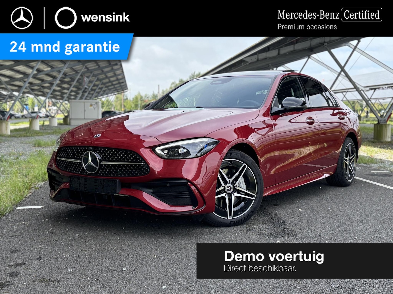 Mercedes-Benz C-klasse - 300e AMG Line | Night | Panoramadak | Winter pakket | Sfeerverlichting | 360 camera | Memo - AutoWereld.nl