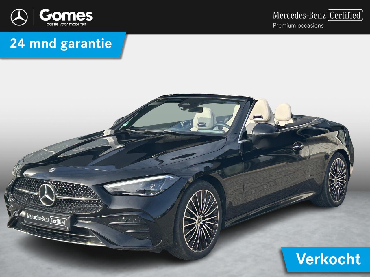Mercedes-Benz CLE Cabriolet - CLE 200 Beige Leder | AMG | Airscarf - AutoWereld.nl
