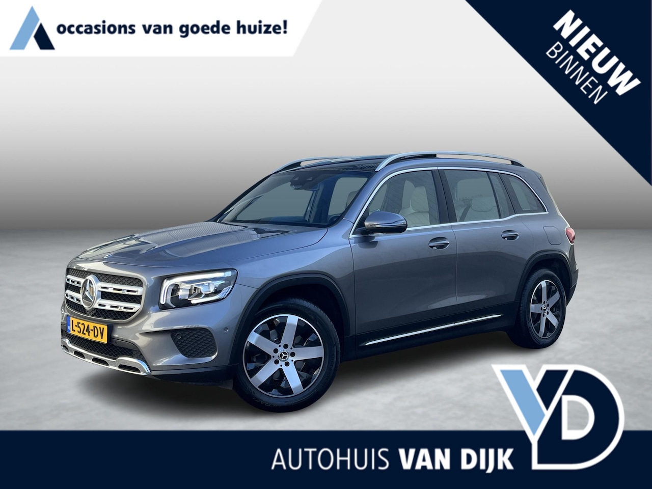 Mercedes-Benz GLB - 200 Business Solution Luxury | NL Auto/1e Eig./Voll.Historie/Navi/Clima/Cruise/Camera/Trek - AutoWereld.nl