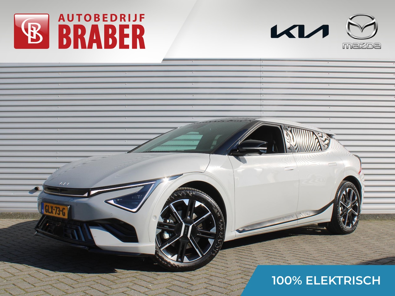 Kia EV6 - GT-Line RWD 84 kWh | Stuur-/stoelverwarming + ventilatie | Schuifdak | Dodehoek detectie | - AutoWereld.nl