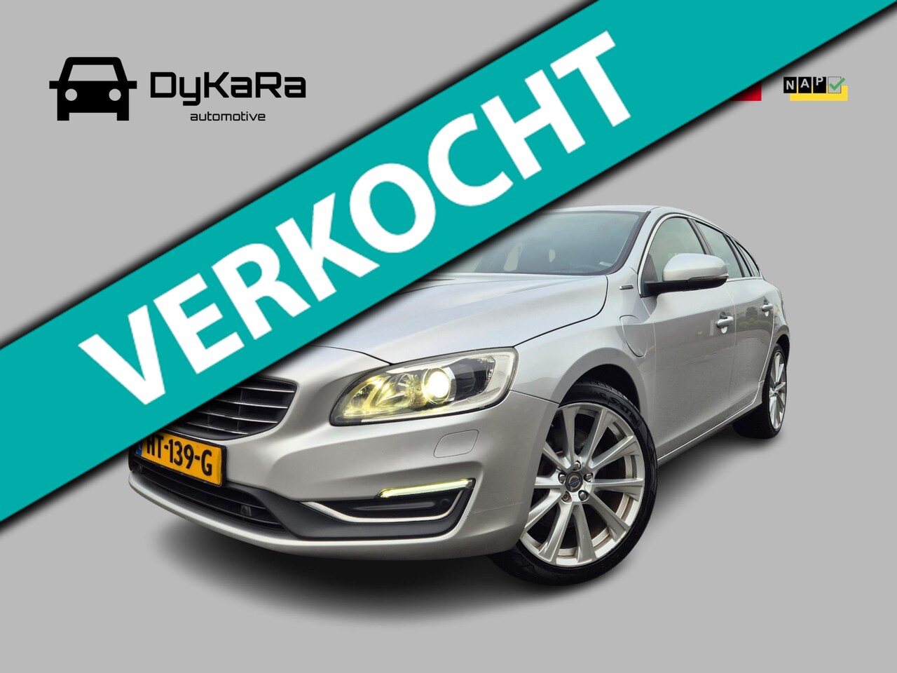 Volvo V60 - 2.4 D6 Twin Engine R-Design Tekhaak, Dealer OH, NAP - AutoWereld.nl