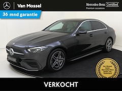 Mercedes-Benz C-klasse - 300 AMG Line Memory Seats / Parkeercamera / Sfeerverlichting / 18'' / Privacy Glass /