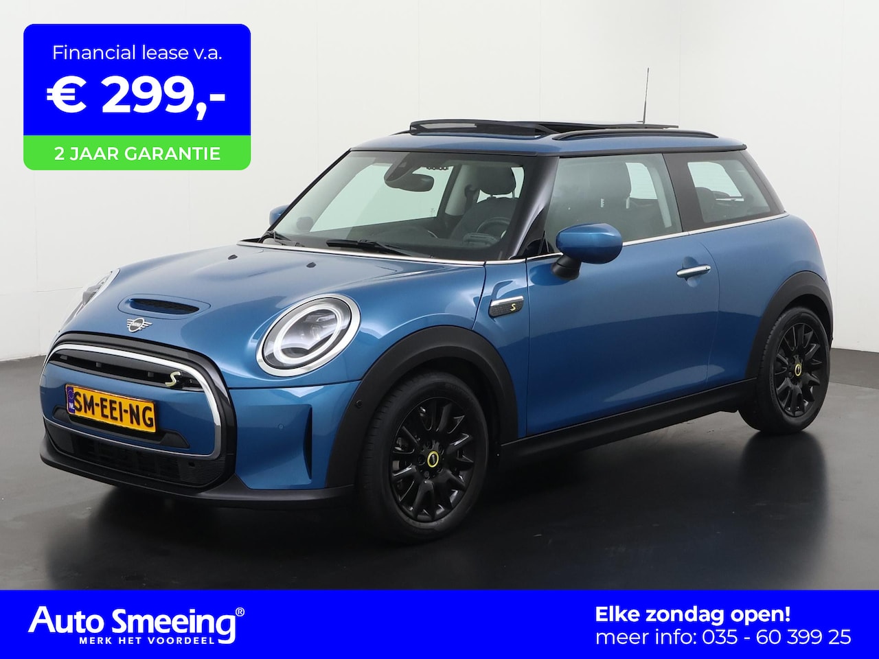 MINI Mini-Electric - Plus Edition 33 kWh | SOH 98% | Panoramadak | Leder | Harman/Kardon | Zondag Open! - AutoWereld.nl
