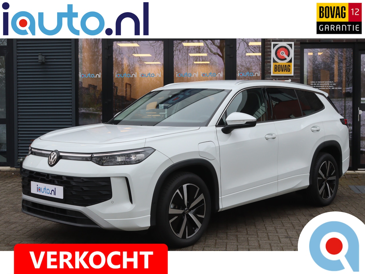 Volkswagen Tayron - 1.5 eHybrid 204PK Life Edition IQ.Light/Keyless/Camera/DCC/Winterpakket/Elek. klep/Dodehoe - AutoWereld.nl