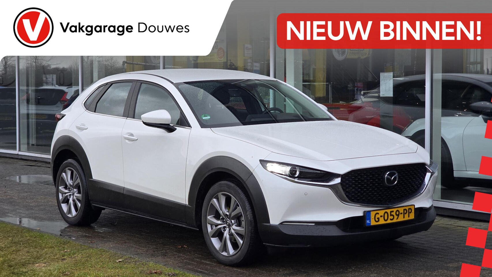 Mazda CX-30 - 2.0 e-SkyActiv-X M Hybrid Comfort | NAP | Automaat | Dealeronderhouden | Leder | HUD | Car - AutoWereld.nl