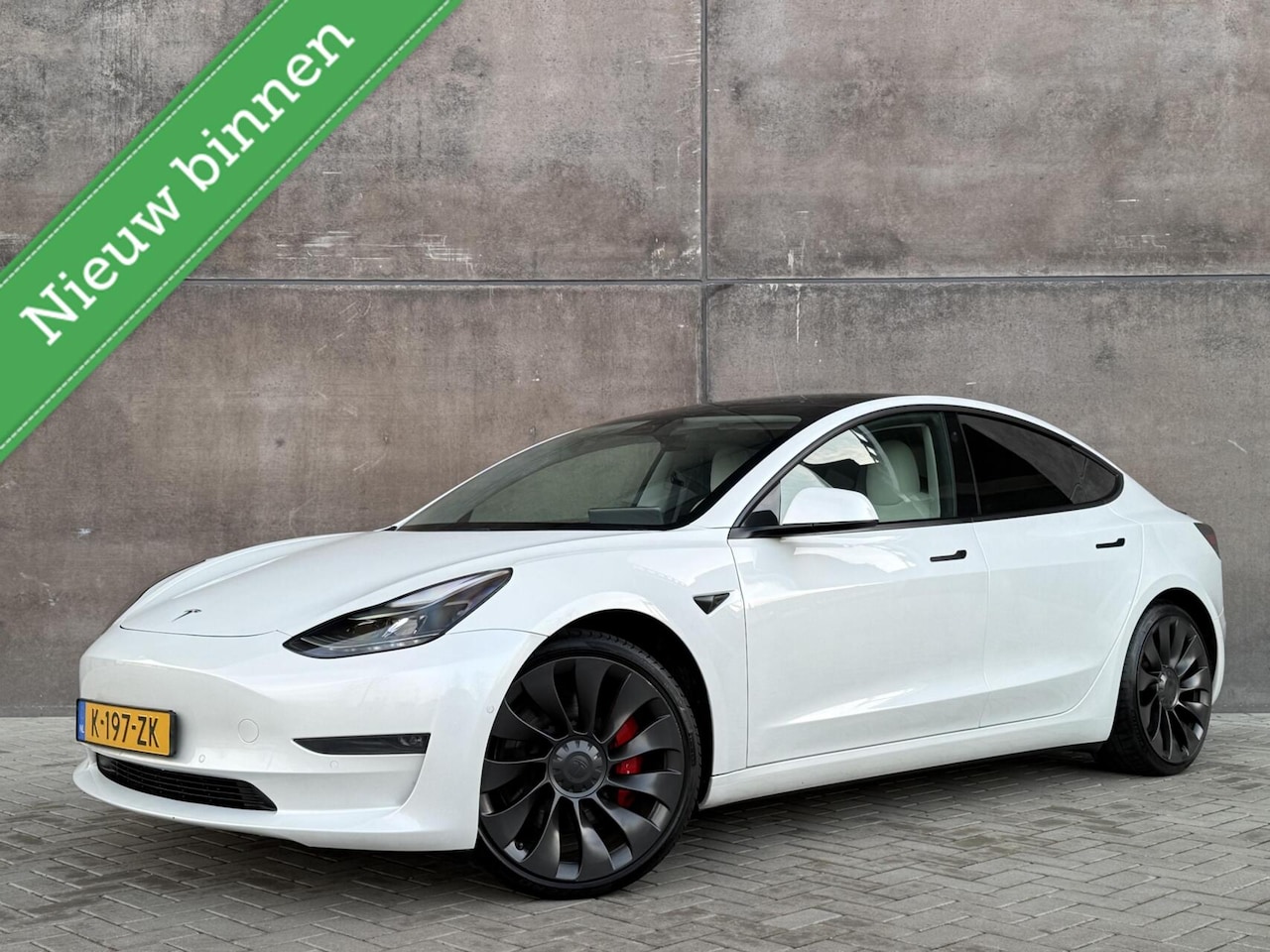 Tesla Model 3 - Performance AWD 75 kWh | Autopilot | SOH 95% | 1ste Eig. | Panoramadak | Leder | 20'' | - AutoWereld.nl