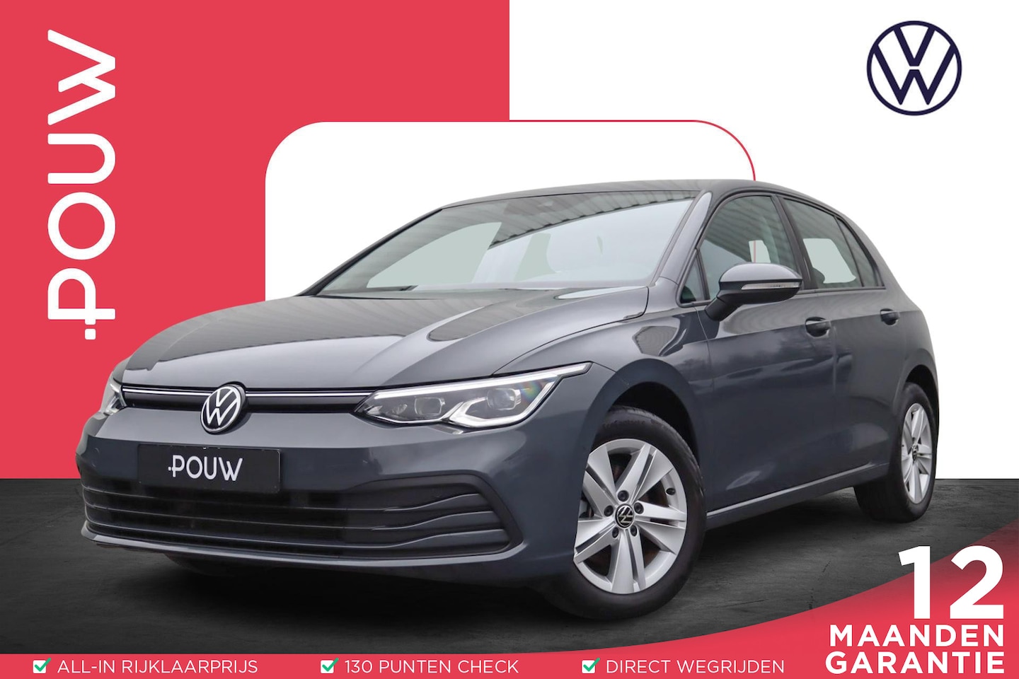 Volkswagen Golf - 1.5 TSI 130pk Life Business | Navigatie | Apple Carplay/Android Auto | Adaptive Cruise - AutoWereld.nl