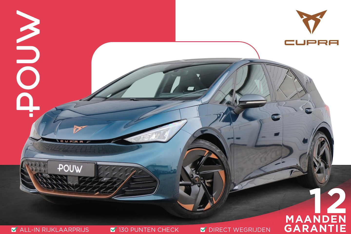 CUPRA Born - 204pk Performance One 62 kWh | SoH 94% | Panoramadak | 360 Camera | Head-up Display | Stoe - AutoWereld.nl