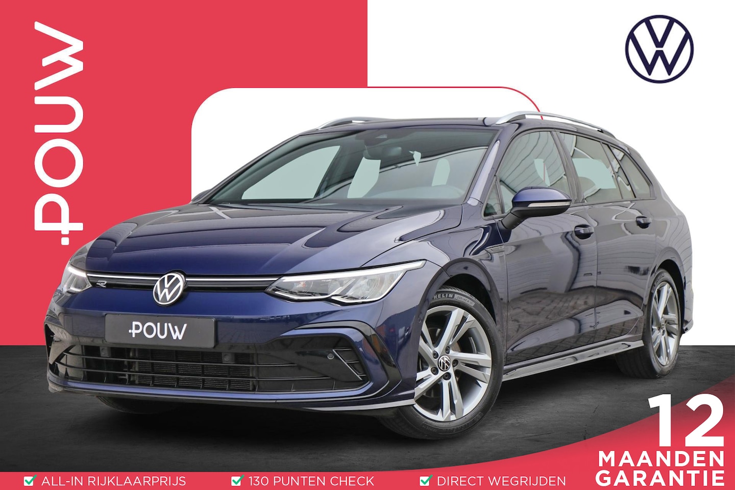 Volkswagen Golf Variant - 1.5 eTSI 150pk DSG R-Line | App Connect | Stoelverwarming | Parkeersensoren | Side Assist - AutoWereld.nl