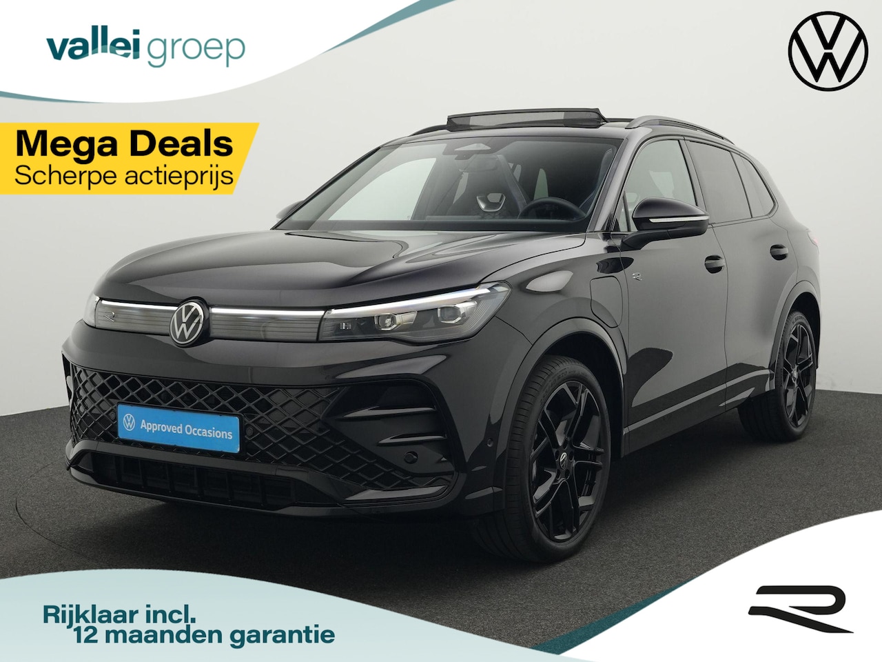 Volkswagen Tiguan - 1.5 eHybrid 204 pk DSG R-Line Edition | Panoramadak | Stoel-/stuurverwarming | Standkachel - AutoWereld.nl