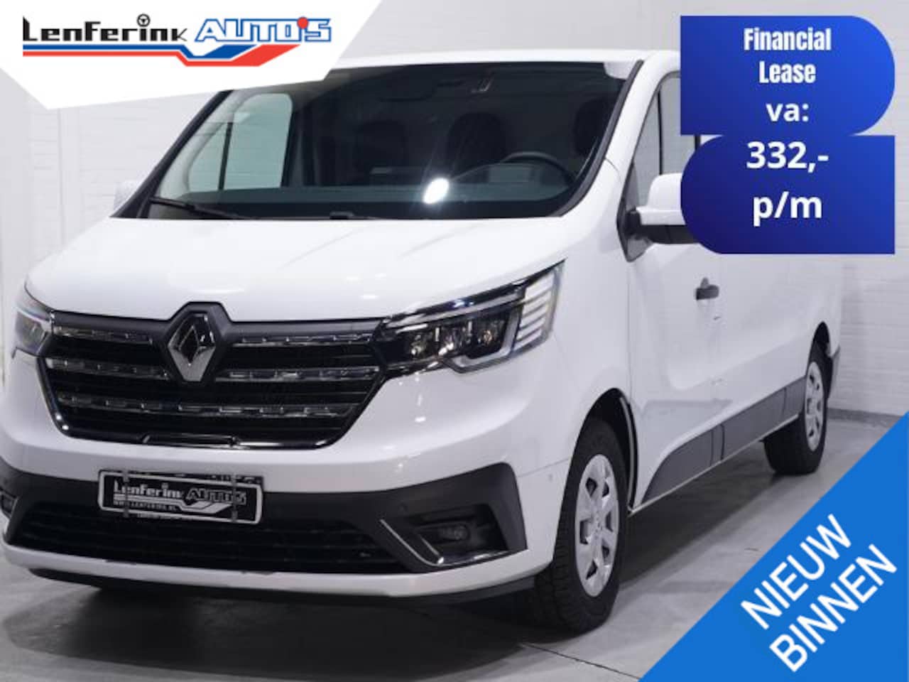 Renault Trafic E-Tech - L2H1 Advance 52 kWh Aut. Navi, Camera Houten Laadvloer, Airco, Cruise Control, 3-Zits - AutoWereld.nl