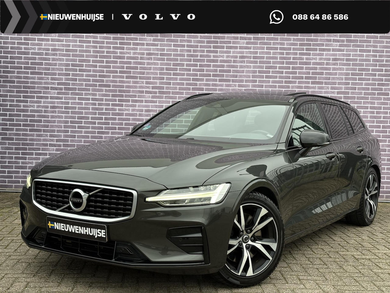 Volvo V60 - 2.0 T5 R-Design | nieuwe distributie riem | 12 mnd BOVAG garantie | Schuif/kantel Panorama - AutoWereld.nl