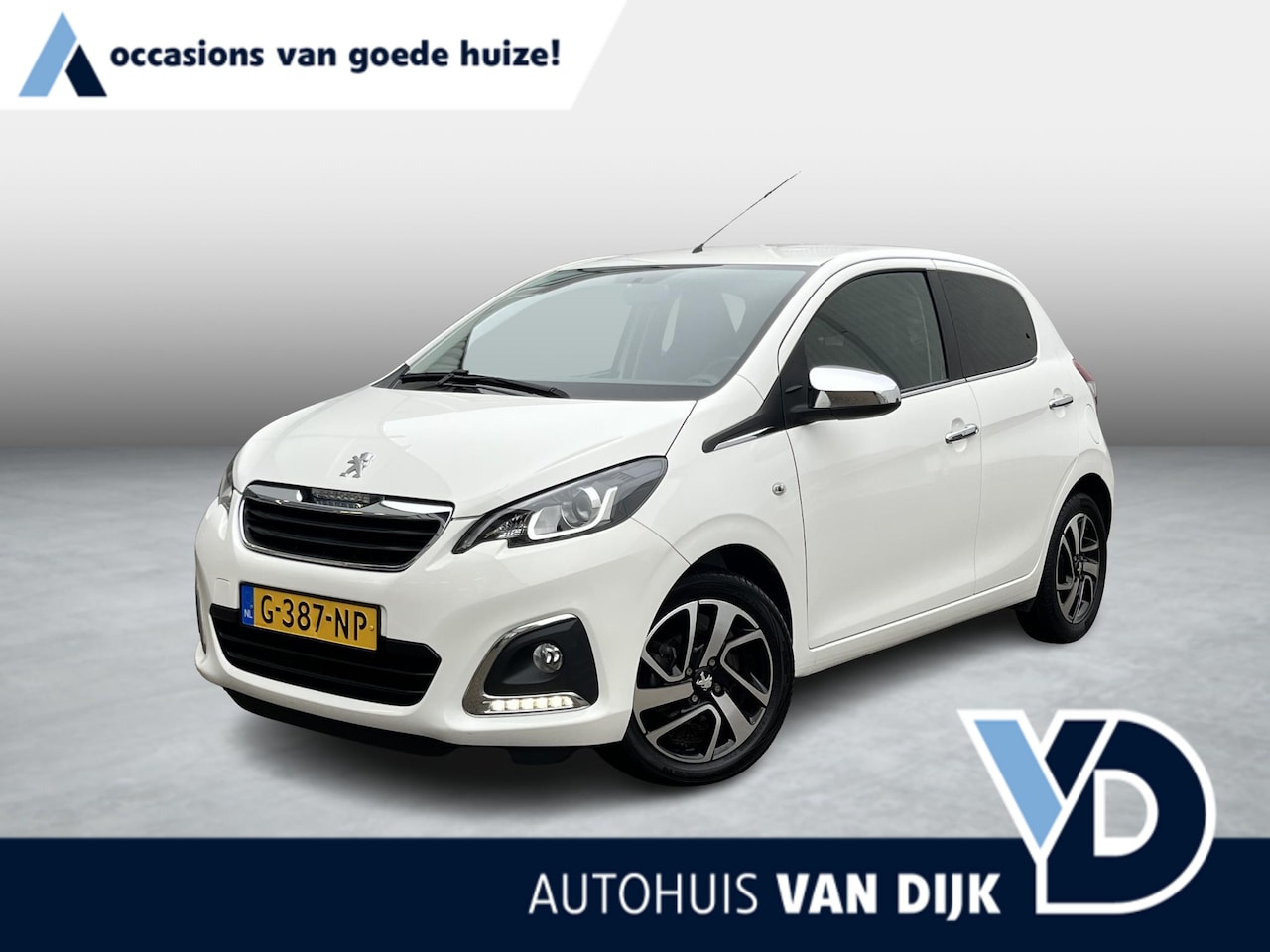Peugeot 108 - 1.0 e-VTi Allure | NL Auto/Clima/Cruise/Camera/Privacy-Glass/15"/Apple CarPlay-Android Aut - AutoWereld.nl