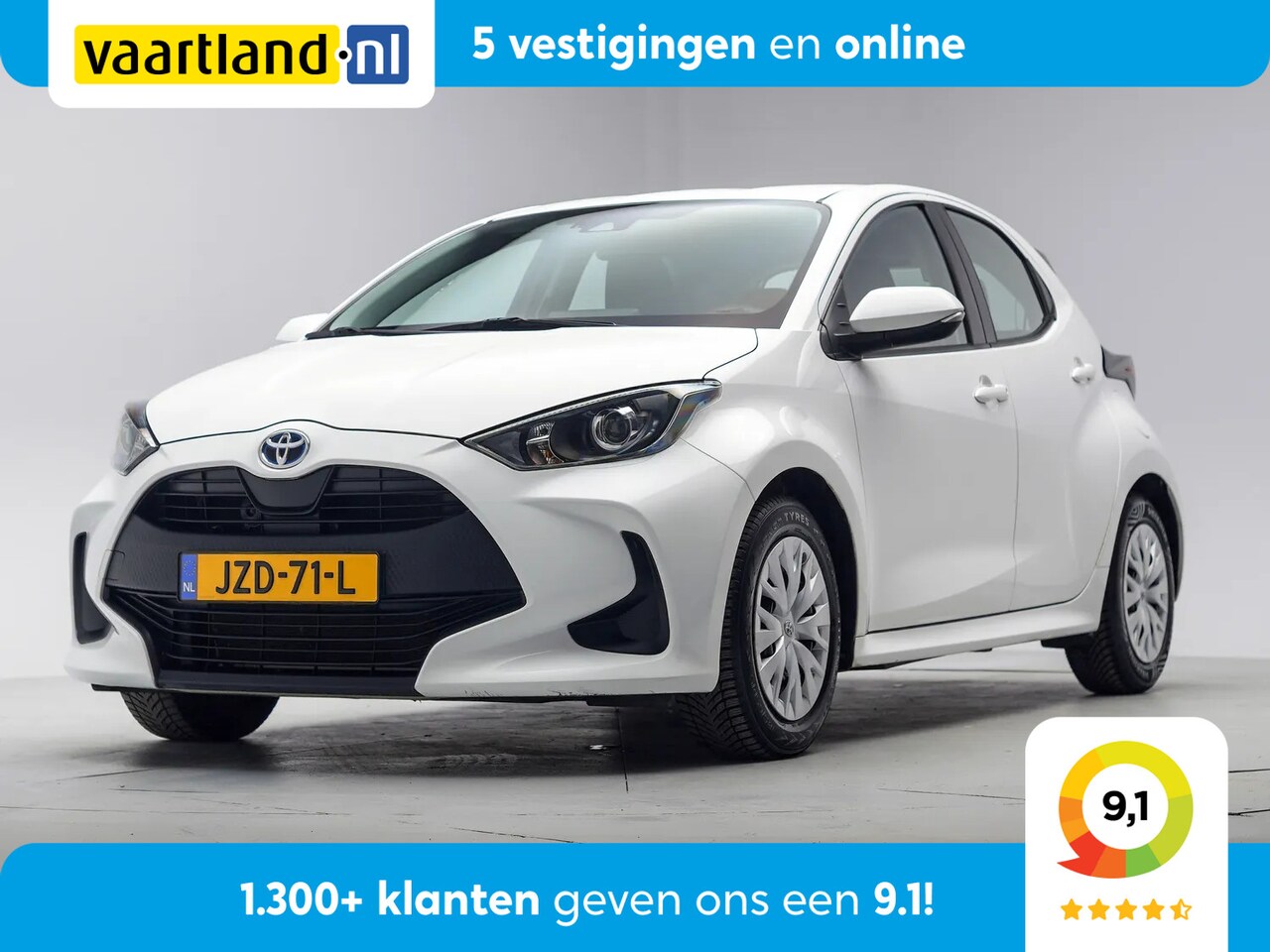 Toyota Yaris - 1.5 Hybrid Business Aut [ Adapt.cruise Camera Climate ] - AutoWereld.nl