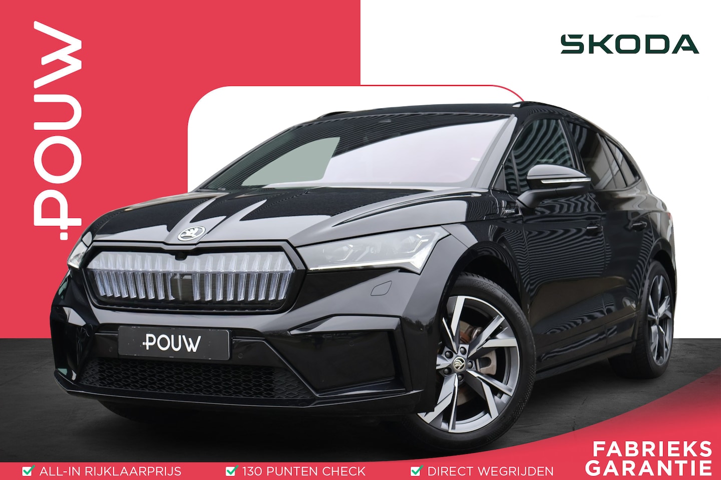 Skoda Enyaq iV - 85 286pk Sportline | Head-up Display | Trekhaak | Keyless Entry | Stoelverwarming Voor/ Ac - AutoWereld.nl