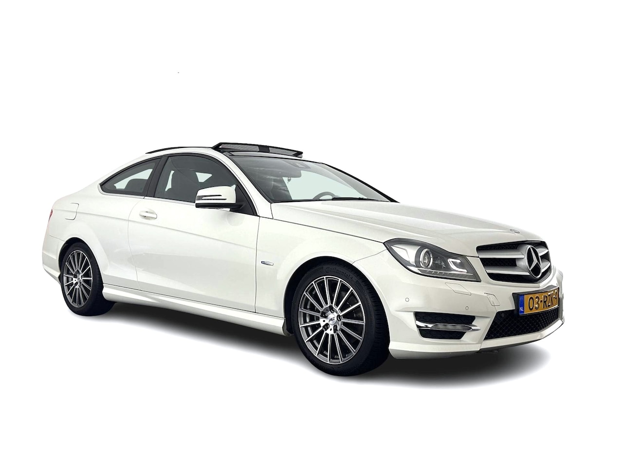 Mercedes-Benz C-klasse Coupé - 180 AMG Aut. *PANO | LEATHER | XENON | MEMORY-PACK | SPORT-SEATS | NAVI-FULLMAP | ECC | PD - AutoWereld.nl