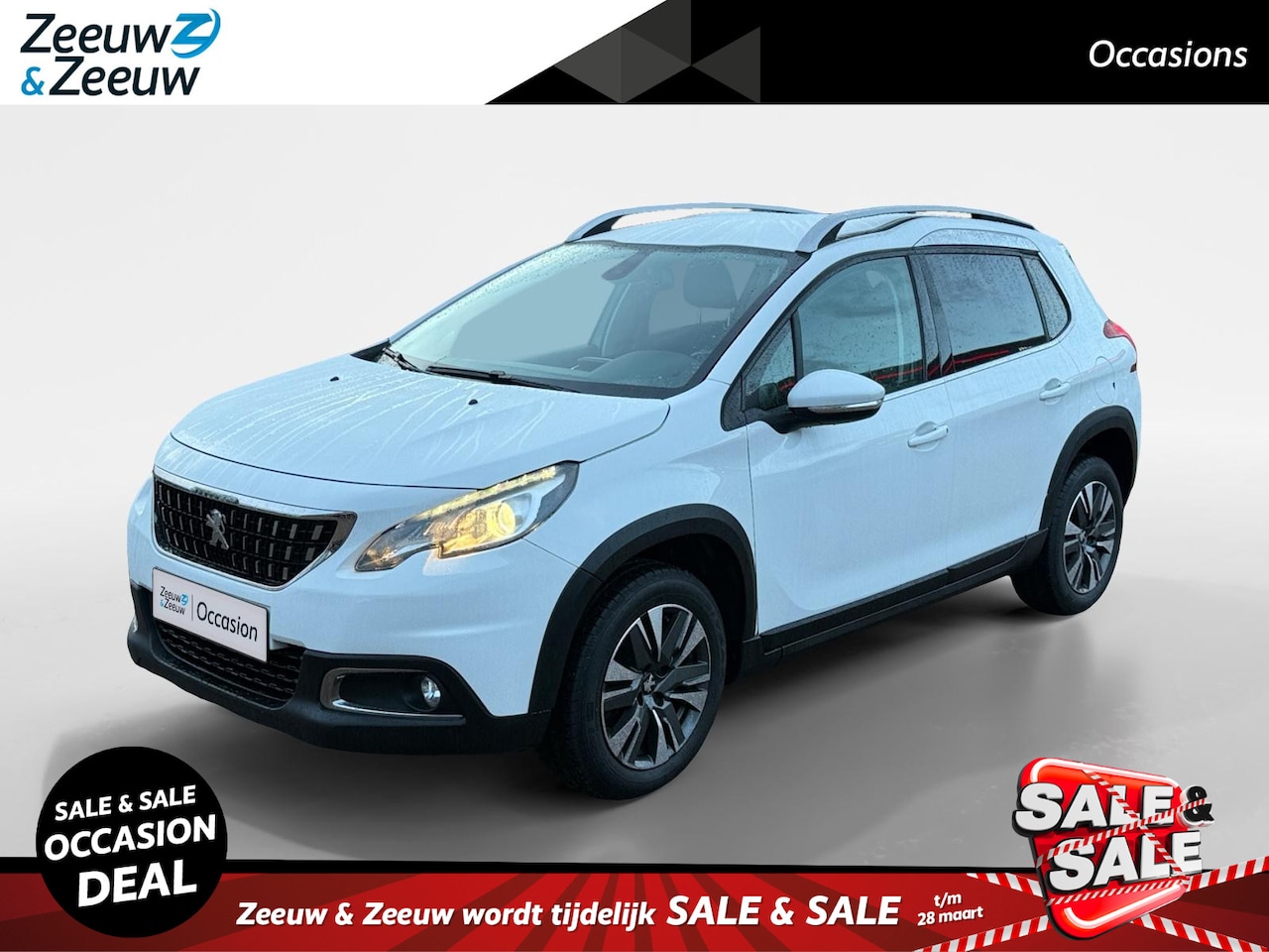 Peugeot 2008 - 1.2 PureTech Allure *Automaat*Navigatie*Parkeersensoren*Climate Control*Cruise Control*LM. - AutoWereld.nl