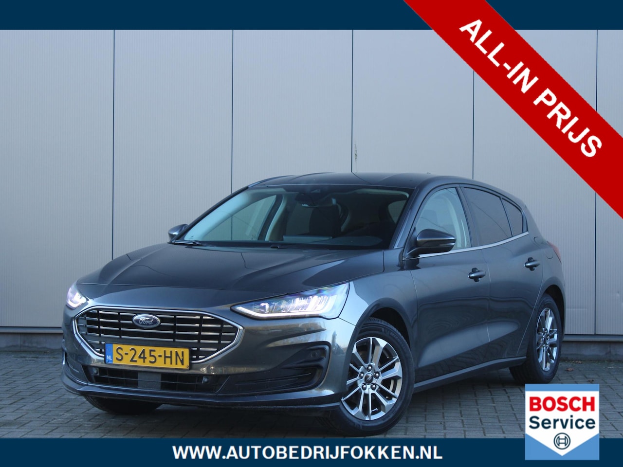 Ford Focus - 1.0 EcoBoost Hybrid Titanium | Climate control | Navigatie | Lichtmetalen-Velgen | PDC Gr - AutoWereld.nl