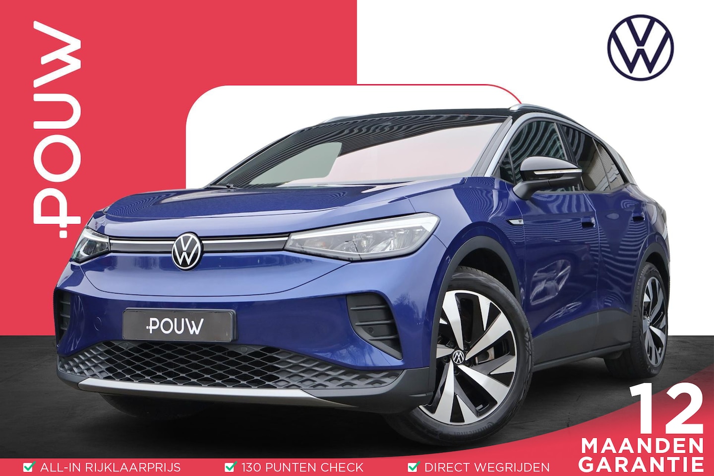 Volkswagen ID.4 - 204pk First 77 kWh | Trekhaak Wegklapbaar | Apple CarPlay/Android Auto | Stoel/stuurverwar - AutoWereld.nl