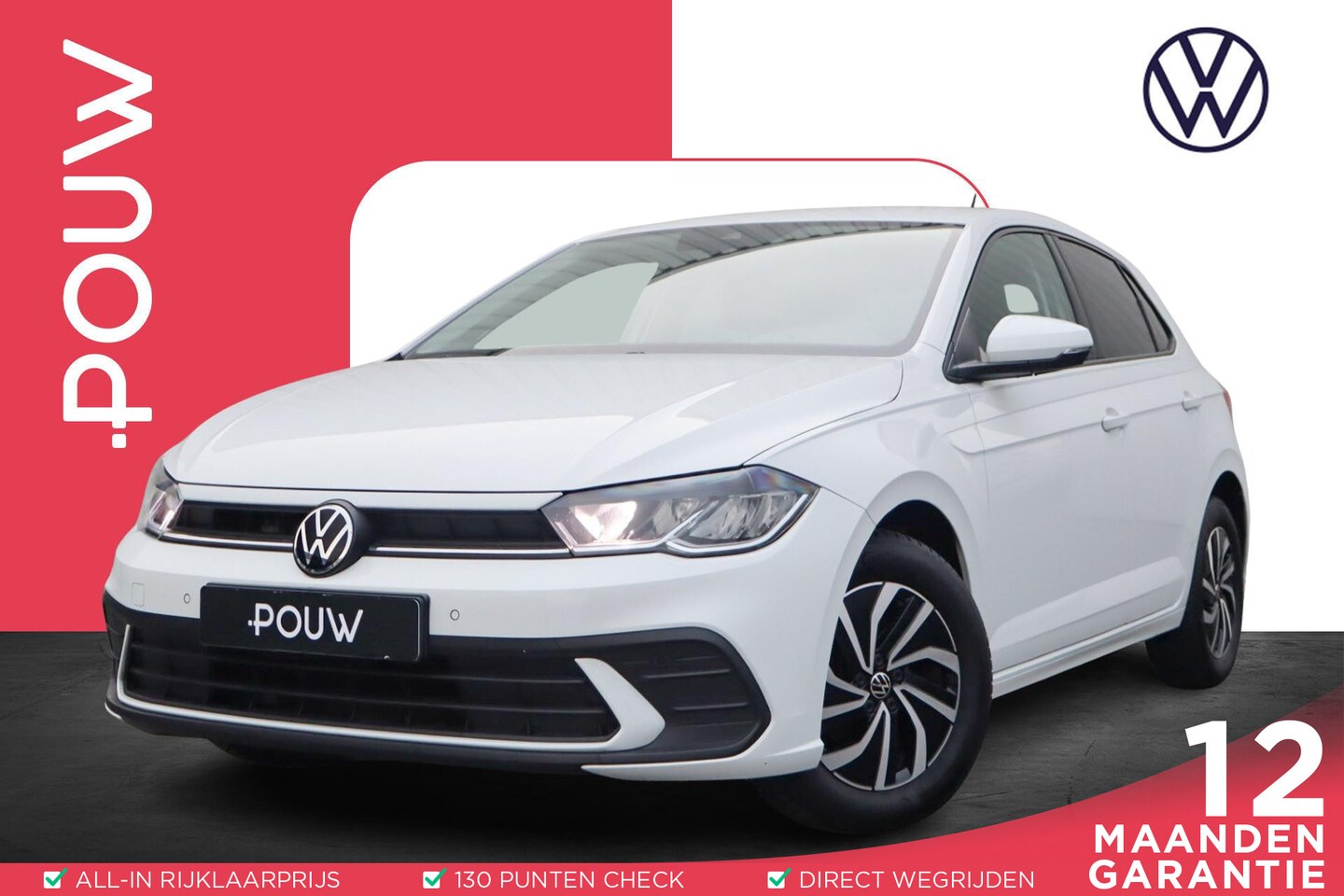 Volkswagen Polo - 1.0 TSI 95pk Life | Apple Carplay/Android Auto | Parkeersensoren - AutoWereld.nl