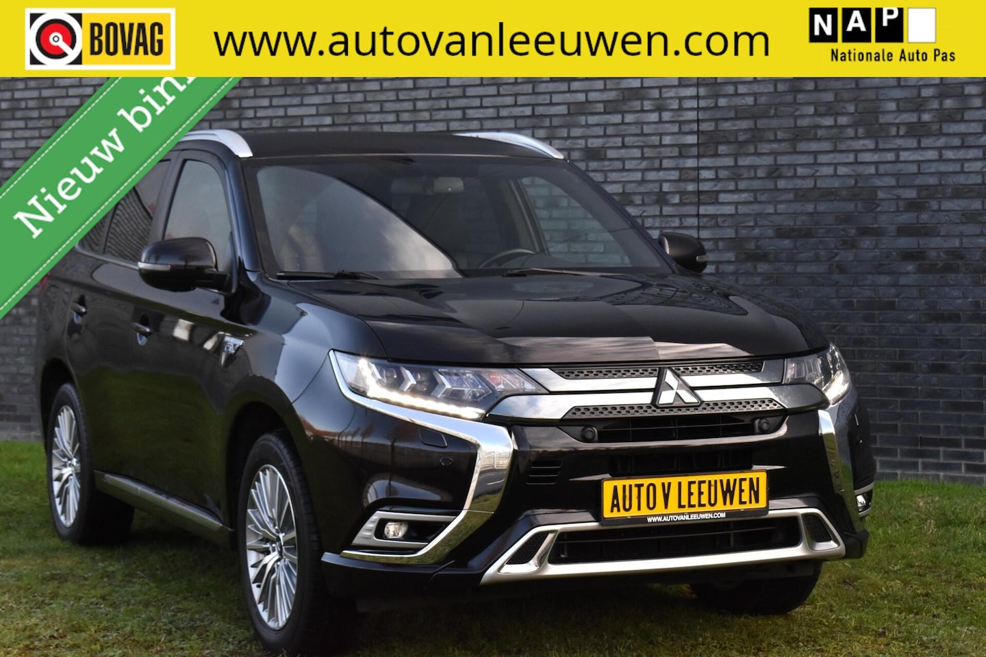 Mitsubishi Outlander - 2.4 PHEV Diamand Edition 360º CAMERA/LEDER VOL!/DODE HOEK DET./TREKHAAK/ACC/ETC,! - AutoWereld.nl