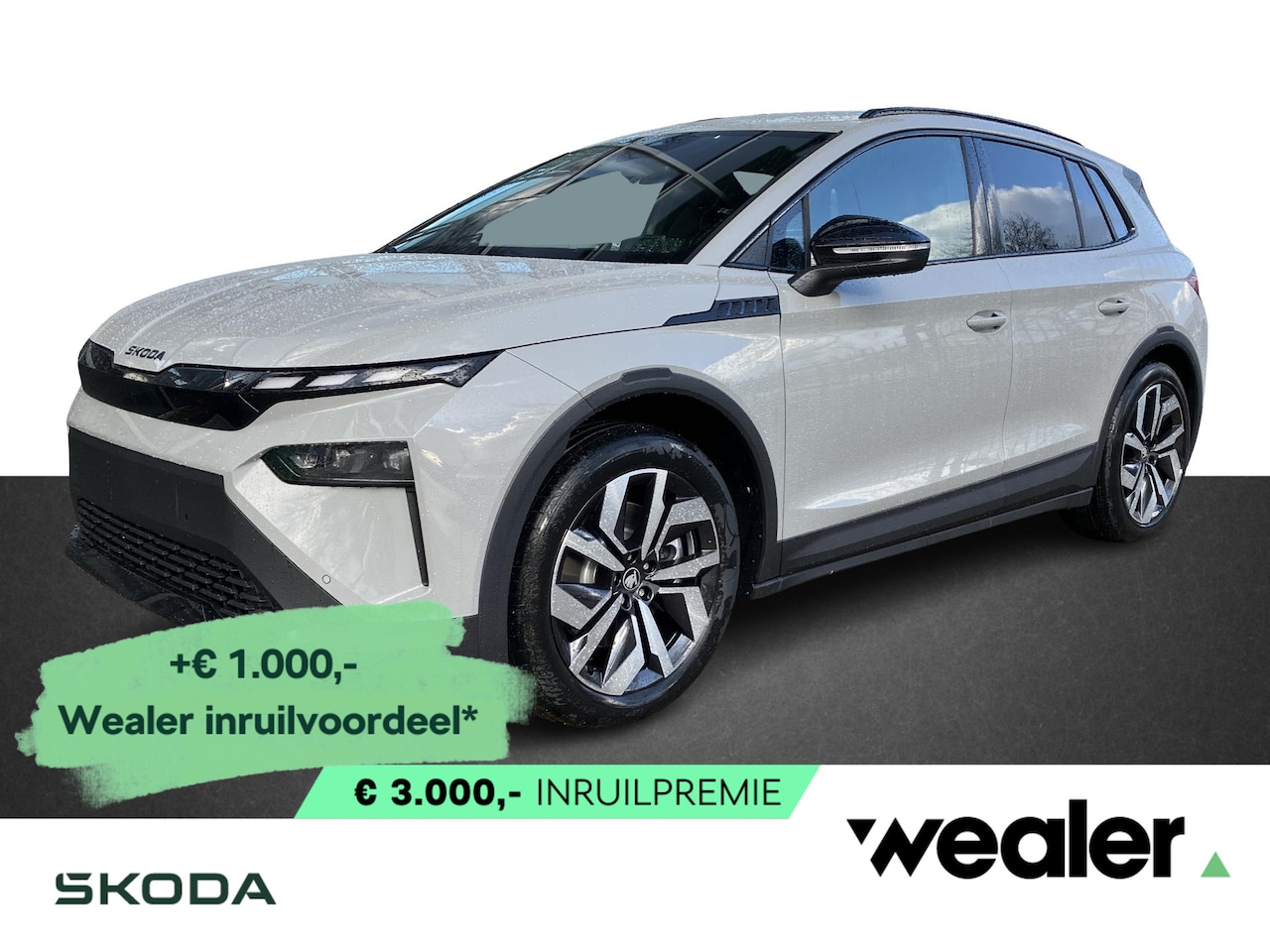 Skoda Elroq - 85 Sportline 286 PK | Trekhaak | Led Matrix | Elektrische achterklep | Verlichte Grille | - AutoWereld.nl