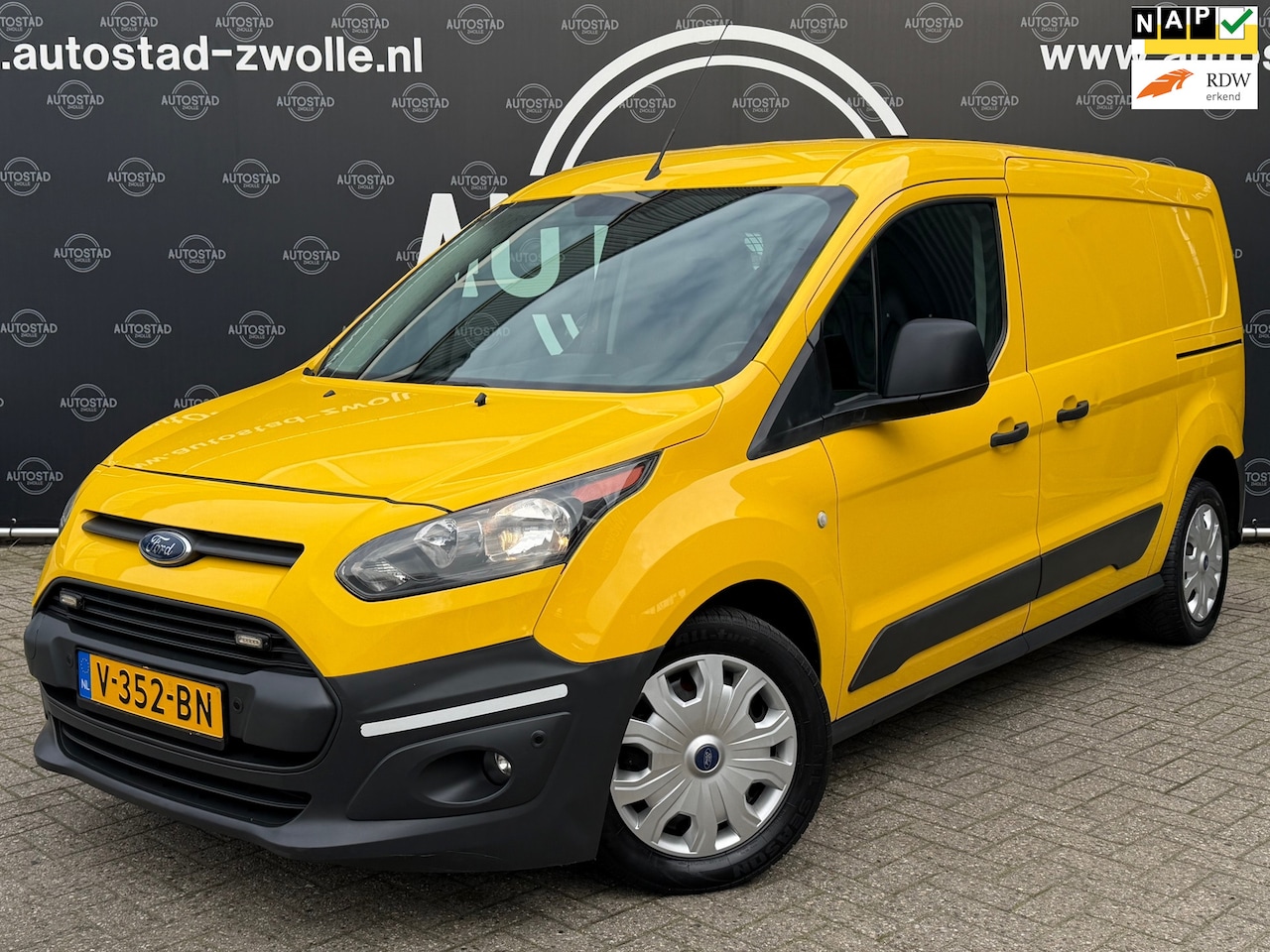 Ford Transit Connect - 1.5 TDCI L2 Trend HP Automaat/3 Zits/Dubbele Schuifdeuren/NAP/APK/Airco - AutoWereld.nl