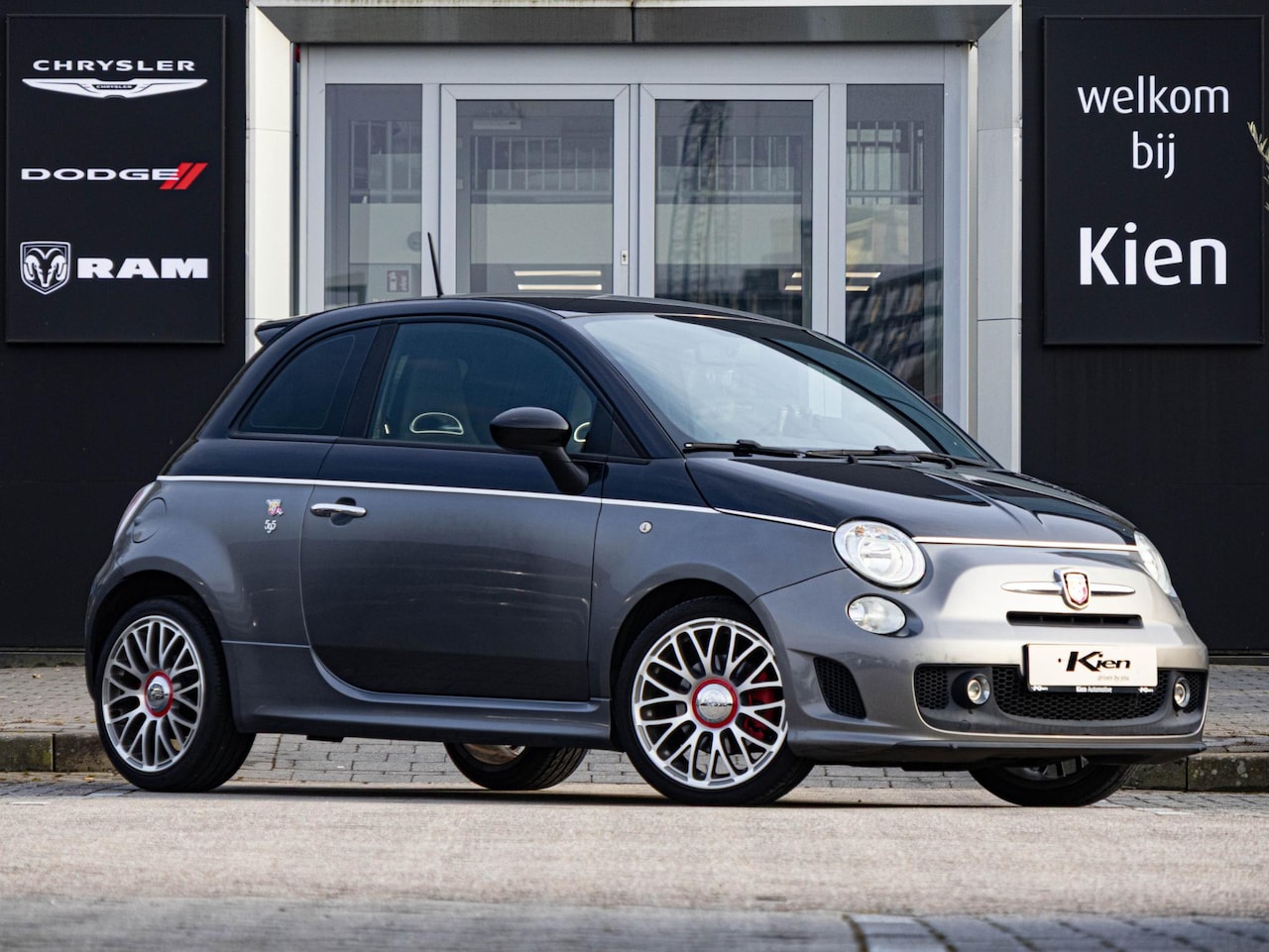 Fiat 500 Abarth - 1.4 T-Jet Elaborabile | Leder | Automaat | Schakelflippers | - AutoWereld.nl