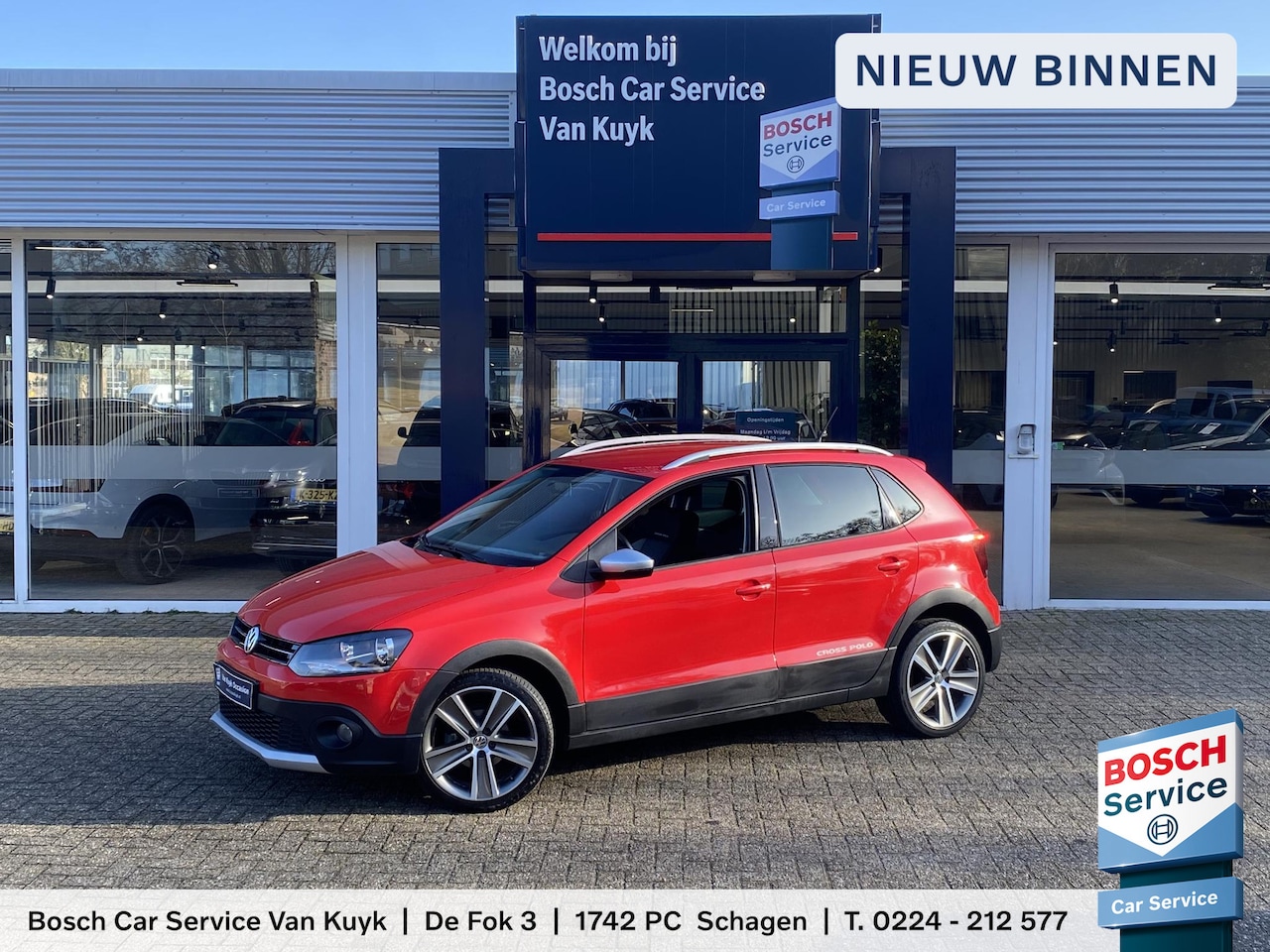 Volkswagen Polo - 1.2 TSI Cross / Cruise-Control / Stoelverwarming / Elektr.-Pakket / PDC-Achter / Getint-Gl - AutoWereld.nl