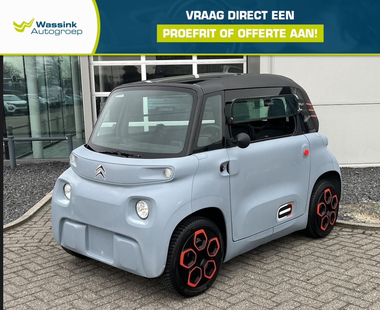 Citroën Ami - Elektrisch | 45km/h | rijden met Bromfiets Rijbewijs vanaf 16 jaar - AutoWereld.nl