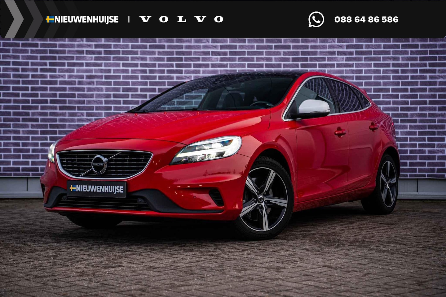 Volvo V40 - 1.5 T3 Polar+ Sport | Trekhaak | Panorama dak | Harman & Kardon | Achteruitrijcamera | Sto - AutoWereld.nl